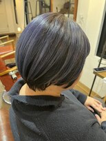 ロウスリー(Lowsly)&nbsp;アンブレララベンダーショートボブ20代30代40代