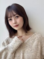 バイオレット 横浜店(Violet)&nbsp;10代20代30代40代くびれボブレイヤーチョコレートブラウンKA-59