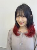 レイヤー×グラデーション赤