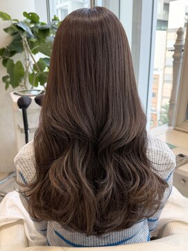 ザックラフィネ(ZACC raffine) くすみベージュ/ワンカラー/レイヤーカット