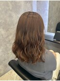 ハイライト×ピンクベージュ