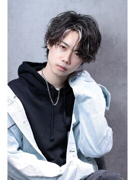 リップスヘアー 梅田(LIPPS hair) ハイライトセンターパート