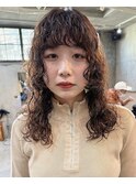 パーマロングパーマハードパーマカーリーヘアカーリーパーマ
