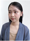 ロングレイヤーカット 透明感カラー