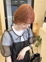 スニュウ(snuw)&nbsp;【snuw_ayano】オレンジベージュ/ブリーチ