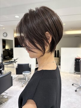 バンプ ギンザ(BUMP GINZA) 30代40代50代絶壁解消ひし形小顔前下がり大人ショートボブNAYU