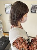 ウルフボブ×アッシュグレージュ☆