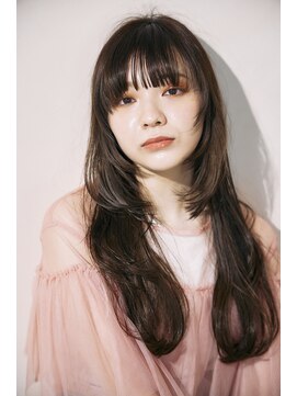 ロングパーマ/コテ巻風パーマ/くせ毛風パーマ/大人ロング