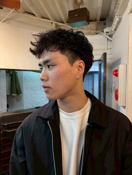 MEN’S HAIR/波巻ツイストスパイラル/フェザーパーマ/心斎橋
