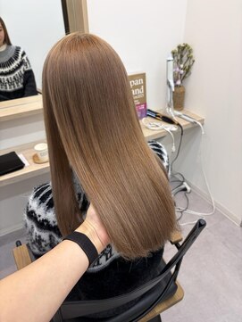 柔らかミルクティーベージュ/ブリーチ1回