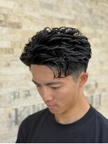 ヘアーモードキクチ 神田日銀通り店&nbsp;オールバックパーマ