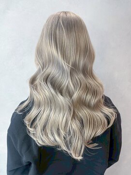 アルバム 渋谷パルコ(ALBUM) ブロンドロング顔周りレイヤー大人ガーリー_ba577032