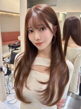 ディーバ 渋谷(D.I.E.V.A) 10代20代30代髪質改善ハッシュカットミルクティーローズブラウン