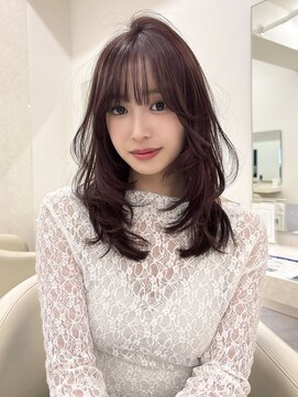 アイトーキョーエス 渋谷(AI TOKYO S) ピンクベージュ/前髪/渋谷/イメチェン/レイヤーカット