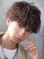 リロン 新宿(RIRON)&nbsp;ルーズショート/シャドウパーマ/波巻きパーマ/メンズパーマ/新宿