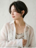大人可愛い20代30代40代小顔ウルフレイヤーボブグレージュ
