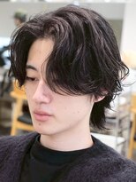 レタッチ バイ フィフス 銀座(RETOUCH by fifth)&nbsp;銀座メンズパーマシャドウパーマシースルーマッシュウルフゆるめ