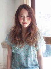 ☆色っぽロング＋温感カラーで愛されヘアスタイル☆【博多駅】