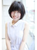 ひし形ショートボブ