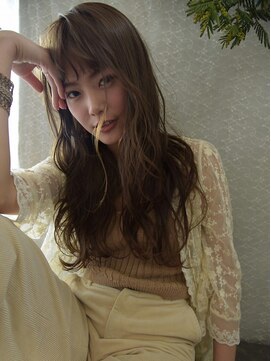 リアージュ 越谷店(liage) 【liage越谷】大きなゆるウェーブで女性らしさを！大人ロング☆