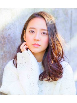 パルフェ ヘアー バイ オーク 九大学研都市(parfait hair byOAK) 【九大学研都市店】センターパート分け大人かわいい★
