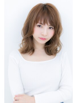 カバーヘア ブリス 上尾西口店(COVER HAIR bliss) 抜け感演出…無造作カールの小顔ラフミディZ上尾20代30代40代