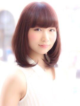 グランデュール 焼津店(GRANDEUR) 【カラー】透け感たっぷりやわらかピンクベージュ♪