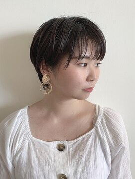 ラ ブレス なんばスカイオ(LaBless) ●大人かわいい小顔ひし形ショートボブ30代40代50代