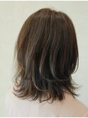 【可愛めレイヤーがちょうどいい】ハイライトMIXオリーブカラー