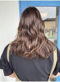似合わせカットメルティカラー着物フェミニンロング
