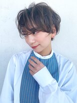 アイティー バイ アルバム 浦和店(IT by ALBUM)&nbsp;くしゃっとショート_ココアブラウンフリンジウェーブ_37348