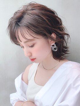 アイティー バイ アルバム 浦和店(IT by ALBUM) ナチュラルミディアム_ピンクベージュクールショート_38047