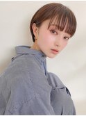 透け感ショート