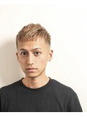 メンズかき上げニュアンスマッシュサイドパート韓国マッシュ