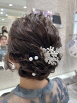 ルシエル バイ カトレアグループ(Le Ciel)&nbsp;パーティヘア　ミディアム