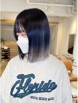 ミモザワークス(Mimosa Works) ネイビーとインナーホワイトアッシュ