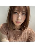 内巻きフェミニン/エレン池袋/小顔カット/髪質改善
