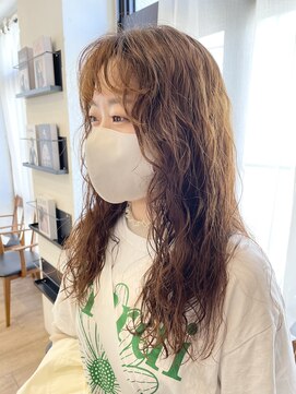 ペイジバイネオリーブ 吉祥寺店(Paige by Neolive) スタイリング簡単ロングのくせ毛風パーマ　適当に結んでも可愛い