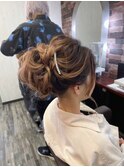 20代・30代・40代似合う小顔ヘアアレンジ♪二次会ブライダル花嫁