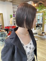 ヌード(NUDE)&nbsp;NUDE タッセルボブ 前下がりボブ 切りっぱなしボブ ミニボブ