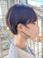 ゴーズゴー 吉祥寺(e)店(go s go)&nbsp;マッシュショート/ぱっつん前髪/ミルクティーピンク/前髪パーマ