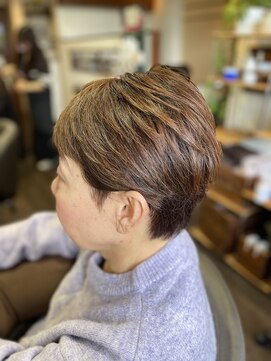 ファイブコネクション(5.connection) 70代　明るい白髪染め