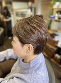 70代 明るい白髪染め