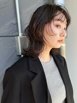 ミンクス 原宿店(MINX)&nbsp;原宿表参道　レイヤーカット　ウルフヘア　顔周りカット