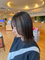 サラ ビューティ サイト 春日(SARA Beauty sight)&nbsp;外ハネBob/Bob/顔周りcut/シースルーバング
