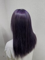 アジールヘア 所沢プロペ通り店(agir hair)&nbsp;ブルーラベンダーフェミニンロング似合わせカットブリーチ所沢