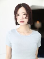 オーレント(AULENT)&nbsp;暖色カラー/切りっぱなしボブ/姫カット/フロントカット