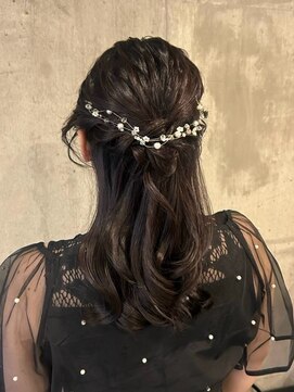 エイミー 伏見店(aemii) ゆる巻きハーフアップ