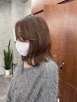 ニコ トウキョウ 渋谷(nico TOKYO)&nbsp;キャラメルベージュダブルカラー/ケアブリーチ/ハイトーン