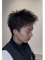 ビビット 大宮店(Vivid)&nbsp;スパイキーショート／ソフトツイストパーマ／大宮